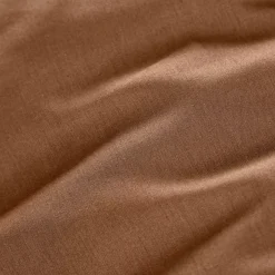 Lenzuolo sopra percalle di cotone (270 x 300 cm) Cali Marrone cioccolato