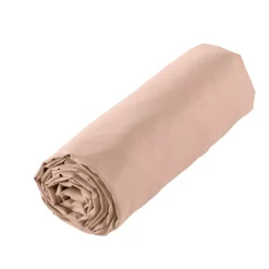Lenzuolo sotto con angoli in percalle di cotone (90 x 200 cm) Diane Rose Blush