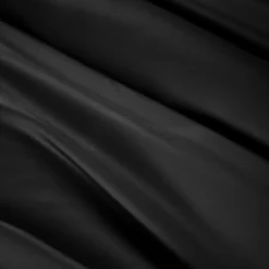 Lenzuolo sotto in raso di bambù (90 x 200 cm) Sienna Nero