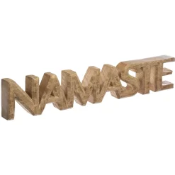 Lettere decorative in legno Namasta Naturale
