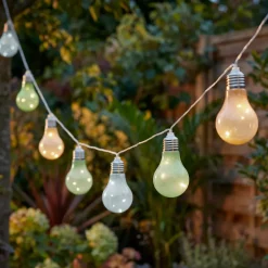 Luminaria solare a 50 LED (4,5 m) Guinguette lampeggiante Multicolore soft