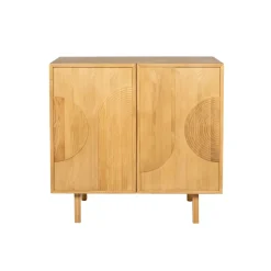 Madia alta 2 ante in rovere (100 x 100 cm) Olys naturale