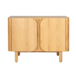 Madia 2 ante in rovere massiccio (107 x 80 cm) Oakland Naturale