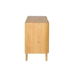 Madia 2 ante in rovere massiccio (107 x 80 cm) Oakland Naturale