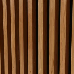 Madia 3 ante in rovere massiccio e metallo (159 x 76 cm) Rytm Nero