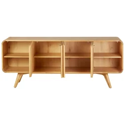 Madia 4 ante in rovere massiccio (200 x 80 cm) Bilbao Naturale