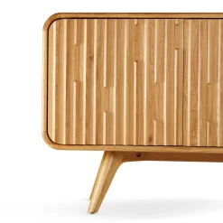 Madia 4 ante in rovere massiccio (200 x 80 cm) Bilbao Naturale