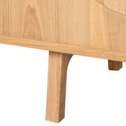 Madia 4 ante in rovere (200 x 80 cm) Olys Naturale