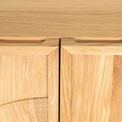 Madia 4 ante in rovere (200 x 80 cm) Olys Naturale