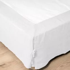 Mantovana lino lavato (180 x 200 cm) Louise Bianco