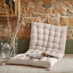 Materassino da pavimento garza di cotone (60 x 120 cm) Gaïa Beige pampa