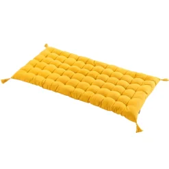 Materassino da pavimento (L120 cm) Pixel Giallo senape