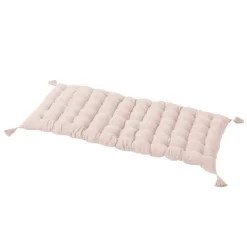Materassino da pavimento garza di cotone (60 x 120 cm) Gaïa Rosa cipria