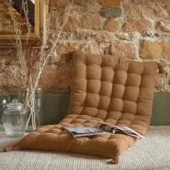 Materassino da pavimento in garza di cotone (60 x 120 cm) Gaia Camel