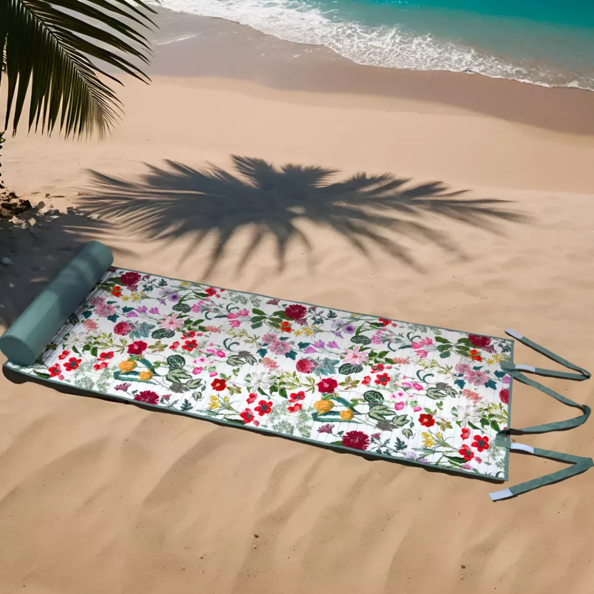 Materassino da spiaggia arrotolabile (L150 cm) Florine Multicolore