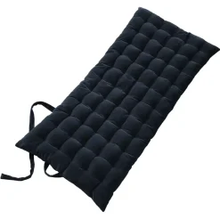 Materasso da pavimento iin velluto di cotone (60 x 120 cm) Victor Blu notte