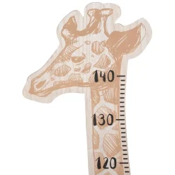 Metro da parete legno (H140 cm) Giraffa Marrone