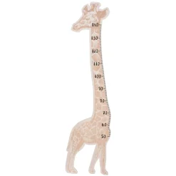 Metro da parete legno (H140 cm) Giraffa Marrone