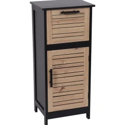 Mobile basso per bagno (37 x H83 cm) Bergen Nero