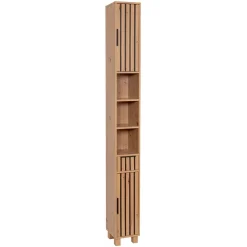 Mobile colonna bagno in legno (180 x 20 cm) Karma Naturale