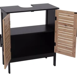 Mobile da bagno (60 x H70 cm) Bergen Nero