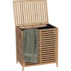 Mobile portabiancheria in bambù (53 x H60 cm) Harmonie Naturale