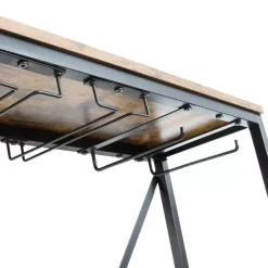 Mobile portabottiglie industriale 10 scompartimenti e portabicchieri (Alt 178 cm) Léon Marrone
