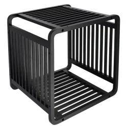 Mobile portaoggetti impilabile (33 x H33 cm) Smart Kube Nero