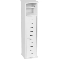 Mobile portarotolo carta igienica con riserva (H75 cm) Santorin Bianco