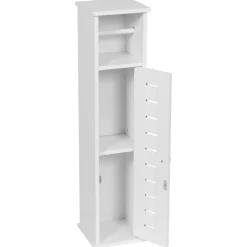 Mobile portarotolo carta igienica con riserva (H75 cm) Santorin Bianco
