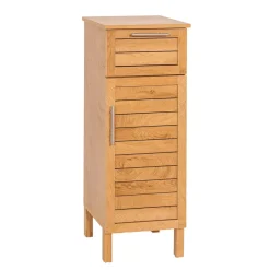 Mobiletto basso bagno in legno (93 x 35 cm) Colonial Naturale