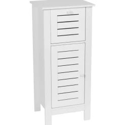 Mobiletto da bagno (37 x H83 cm) Santorin Bianco