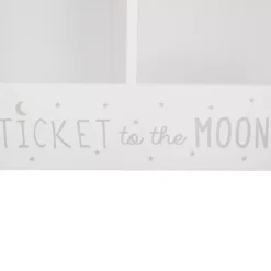Mobiletto doppio per bambini (H40 cm) Scrittura Bianco