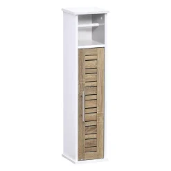Mobiletto portarolo wc con riserva (75 cm) Stockholm Bianco