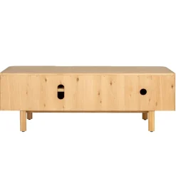 Mobile TV 3 ante in rovere massiccio (154 x 55 cm) Oakland Naturale
