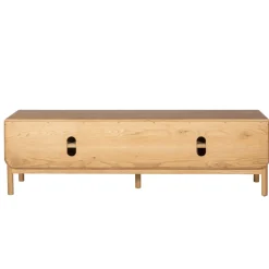 Mobile TV 4 ante in rovere (180 x 55 cm) Tulum Naturale