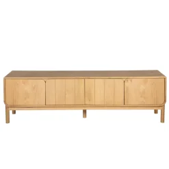 Mobile TV 4 ante in rovere (180 x 55 cm) Tulum Naturale