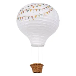 Mongolfiera da appendere carta (D30 cm) Festoni Multicolore