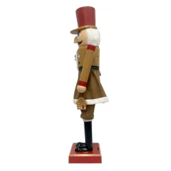 Musicista Schiaccianoci (H154 cm) musicale e animato Cookie Marrone