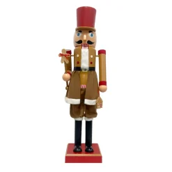 Musicista Schiaccianoci (H154 cm) musicale e animato Cookie Marrone