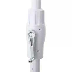 Ombrellone rotondo in alluminio (D3,3 m) Elyra Bianco