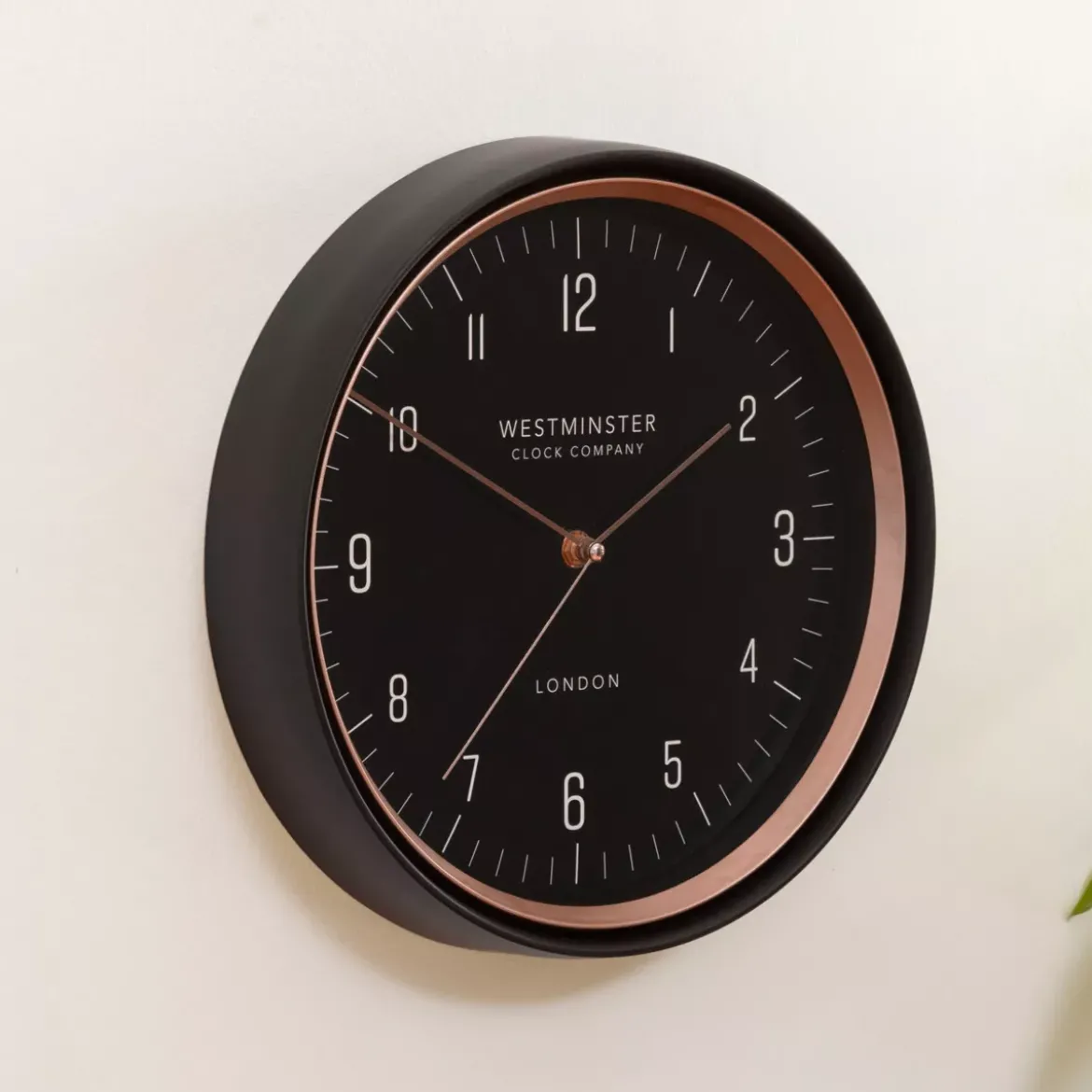 Orologio da parete metallo (29,3 cm) Sven Nero