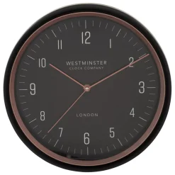 Orologio da parete metallo (29,3 cm) Sven Nero