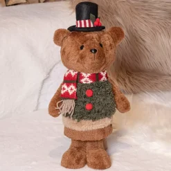 Orsaccochiotto natalizio decorativo (H46 cm) Teddy in bel costume