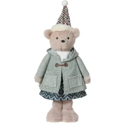 Orsetta delle nevi (H53 cm) Gabrielle Beige e verde chiaro