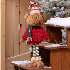 Orsetto di Natale decorazione (H54 cm) Pippin in montagna