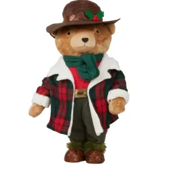 Orso decorativo di Natale (H60 cm) Noha dal Canada
