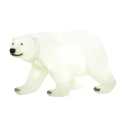 Orso polare luminoso 8 LED (H35 cm) Viken Bianco freddo