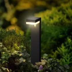 Paletto da giardino solare 40 LED 600 lumen (H50 cm) Elite Grigio antracite