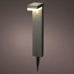 Paletto da giardino solare 40 LED 600 lumen (H50 cm) Elite Grigio antracite